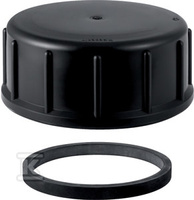 ZAŚLEPKA PEHD 90 Z USZCZELKĄ (KAN.HDPE