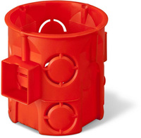 Puszka podtynkowa 60mm głęboka łączeniowa czerwona PK‑60 0285‑00 / 10 szt.