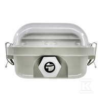 OPR. DP HOUSING 600 E 2XLAMP IP65