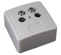 GNIAZDO SSD4-00 RTV/2XSAT KONCOWE; 7317