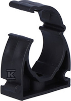 UCHWYT ZAMYKANY ODPORNY NA UV 22 CZARNY