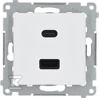 ŁAD.2XUSD C+A 30W +RAM.IP44 BI.SIMON54