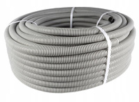 Rura karbowana PVC 50m, 320N wymiar zewnętrzny = 20/ wymiar wewnętrzny = 14, PAWBOL 6161A-50P