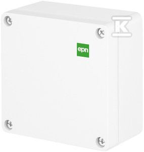 PUSZKA N/T 105X105X66 IP65 BI.INDUSTRIAL