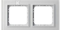 RAMKA 2-KR.BIAŁE SZK.SZRONIONE SONATA