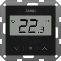 Bezprzewodowy regulator pokojowy czarny F-8Z Tech Sterowniki