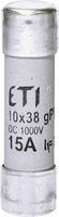 WKŁADKA CYLIND.CH10X38 GPV 15A/1000V DC