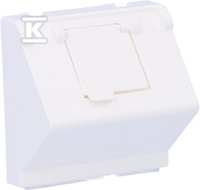 PŁYT.K45 1XRJ OSŁ.SKOSNA MD BIAŁY