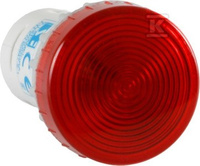 LAMPKA CZERWONA BA9S Z LED 230VAC