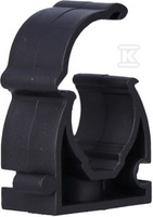 UCHWYT ZAMYKANY ODPORNY NA UV 16 CZARNY