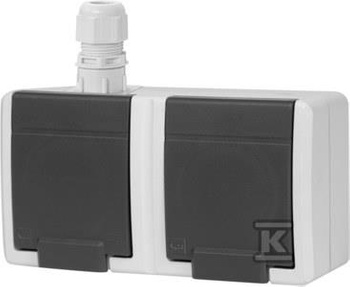 GN.2X2P+Z IP65 SZARY AQUANT2K