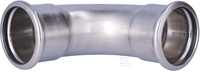 KOLANO 76.1X76.1 90ST.INOX PRESS