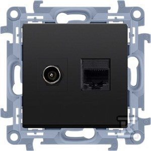 GN.ANT.F+RJ45 KAT.5E+RAM. CZARNY SIMON10