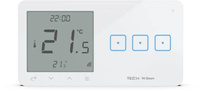 Przewodowy włącznik światła potr. z regulatorem pokojowym biały WSR-03MP Tech Sterowniki
