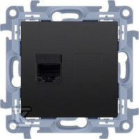 GN.KOMP.RJ45 KAT6E+RAM. CZARNY SIMON10