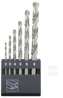 WIERTŁA DO MET HSS-GS DIN 338 2-8MM 6SZ