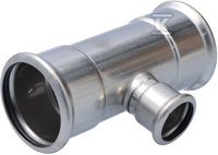 TRÓJNIK REDUK.54X28X54MM INOX PRESS