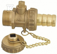 ZAWÓR SPUSTOWY KULOWY 1/2"MOSIĘŻ,ZŁ,