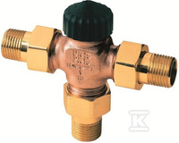 ZAWÓR 3DR PRZEŁĄCZAJĄCY DN15 BRĄZ