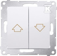 PRZ.ŻALUZ BLOK.ELEK.+RAM.IP44 BI.SIMON5