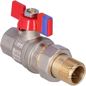 ZAWÓR KUL. F-POWER, 1/2"GW/Z-ŚRUB.MOT.