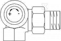 ZAWÓR TERMOST.AV9 DN15 NAROŻNY LEWY