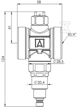 ZAWÓR ANTYZAMROŻENIOWY AAV 300, G1 1/4