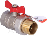 KUREK KUL.ONYX  1"GW/ŚRUB.PN40-MT.NIKL.