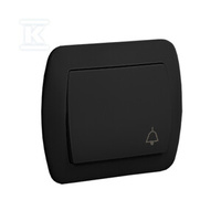 PRZYCISK DZWONEK CZARNY AKORD