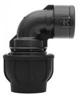 KOLANO ZACISK.PP 90ST.40X5/4" GW DO PE