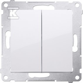 ŁĄCZ.ŚW.16A+RAM.GIPS /IP44 biała sim