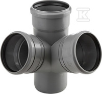 CZW.HT 2-PŁ.110X110X110/67 POPIEL SANIT