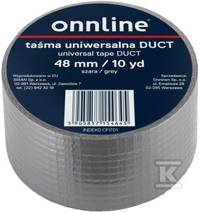 TAŚMA ONNLINE 48MM/10YD SZARA DUCT