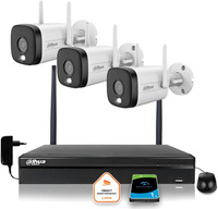 Zestaw monitoringu IP Dahua 3 Kamery WI-FI 3MPx smart podwójne oświetlenie LED IR do 30m