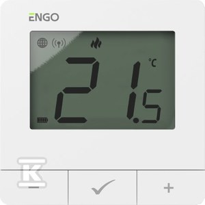ENGO Controls E25-BATW - Internetowy, natynkowy  regulator temp.