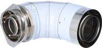 KOLANO KONC.87ST DN80/125 Z KOŁ DN60/10