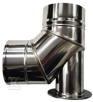 KOLANO 90ST 80/125 ZE STOPĄ KONDENS
