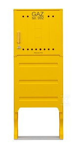 SZAFKA GAZOWA o wymiarach 1, 58 x 0, 25 x 0, 6 m IOBG-48216-07-528-H