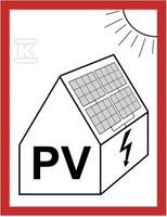 TABLICA INFORMUJ.O INSTALACJI PV 105X148