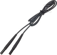 PRZEWÓD 1,2 M CZARNY 1KV/WTYKI BANANOWE