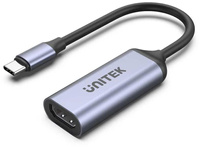 Unitek Adapter USB-C na HDMI 2.1 (8K 60Hz) szary 15cm V1416B