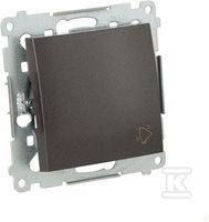 PRZYCISK DZWON.ANTRACYT SIMON54