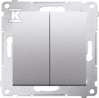 ŁĄCZ.ŚW.IP44+RAM.IP20/44 SR.MAT SIMON