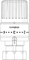 GŁOWICA TERMOSTAT.VINDO RTD BIAŁA