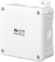 PUSZ.N/T IP55/65 98X98X46 2K BIAŁA