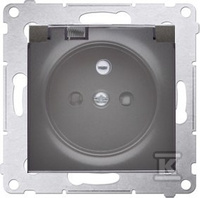 GN.IP44 Z/USZCZ.TRANSP ANTRACYT SIMON54