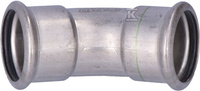 KOLANO 35MM-45ST INOX PRESS