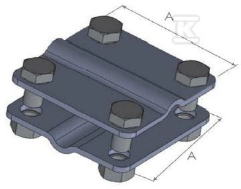 ZŁĄCZE KRZYŻOWE UNIWERSALNE(DWIE PŁY