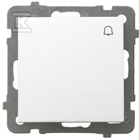 ŁĄCZ.ZWIERNY DZWONEK+RAMKA 1-KR.BIAŁY