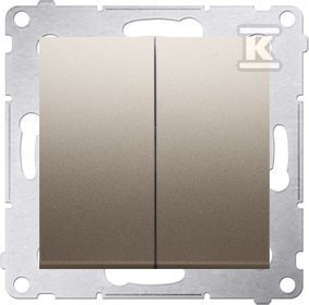 ŁĄCZ.ŚW.+RAM.IP20/44 złoty mat simon